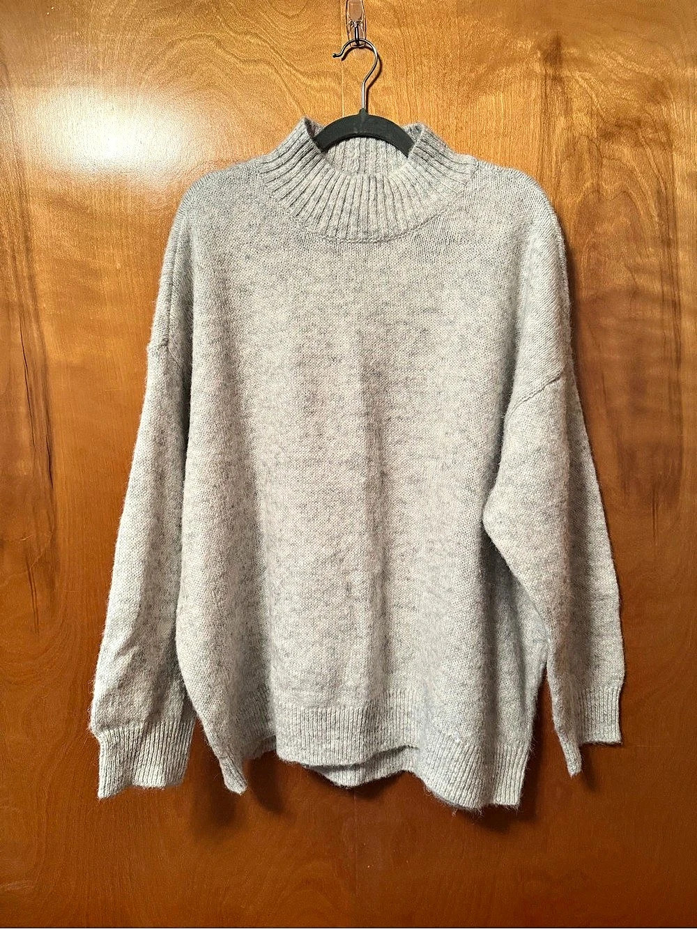 American Eagle Oversized Mock Neck Sweater